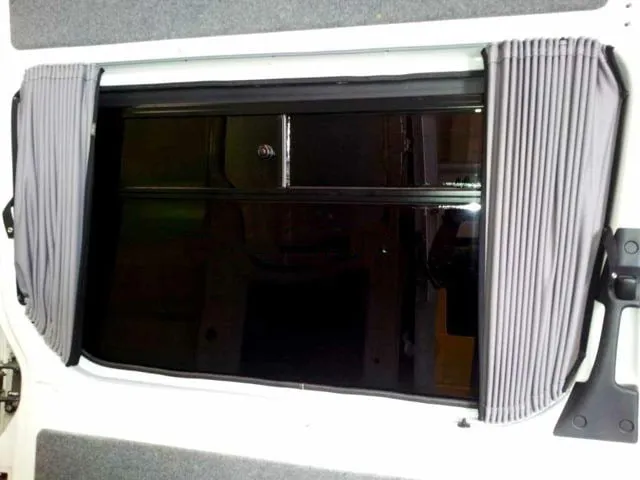 Mercedes Sprinter Premium Window Curtains - Black/Grey - CREATE YOUR OWN BUNDLE! Van-X