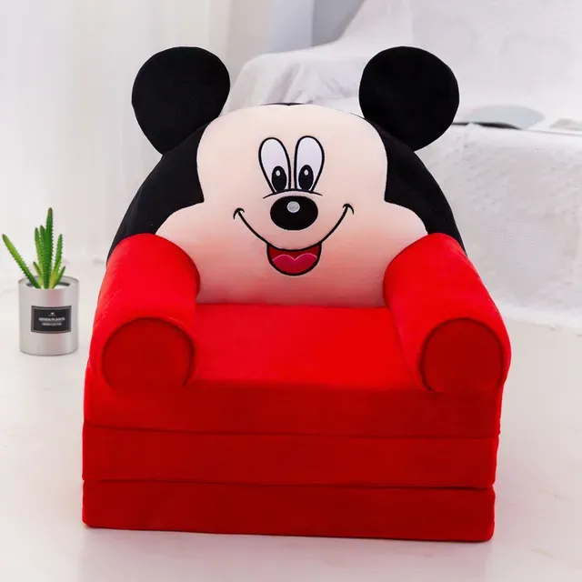 Mickey | Baby Sofa cum Bed | Red