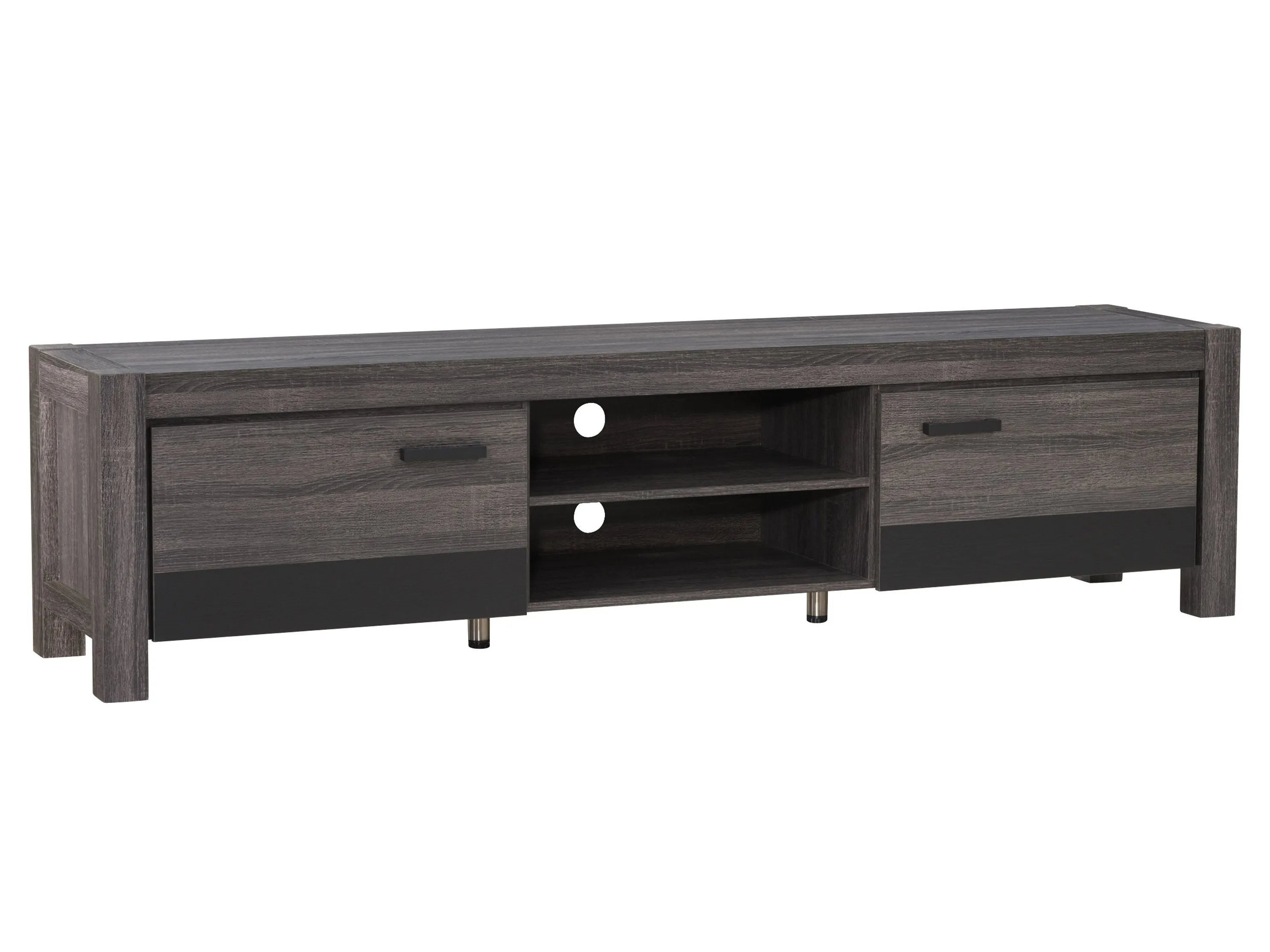 Modern TV Stand with Doors, TVs up to 95"