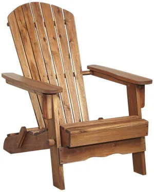 Monterey Natural Folding Adirondack Chair