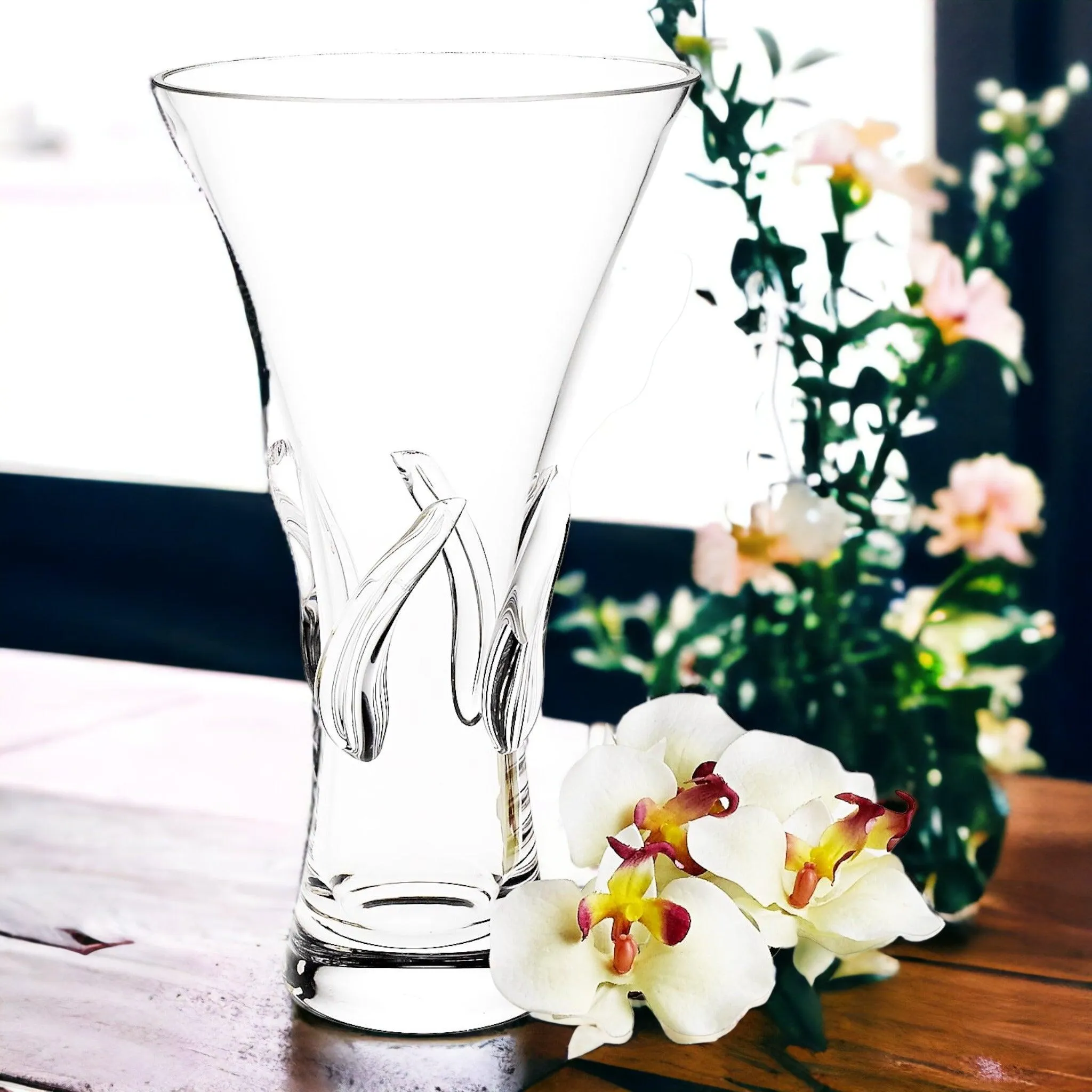 Monterrey Crystal 12 inch Decorative Vase