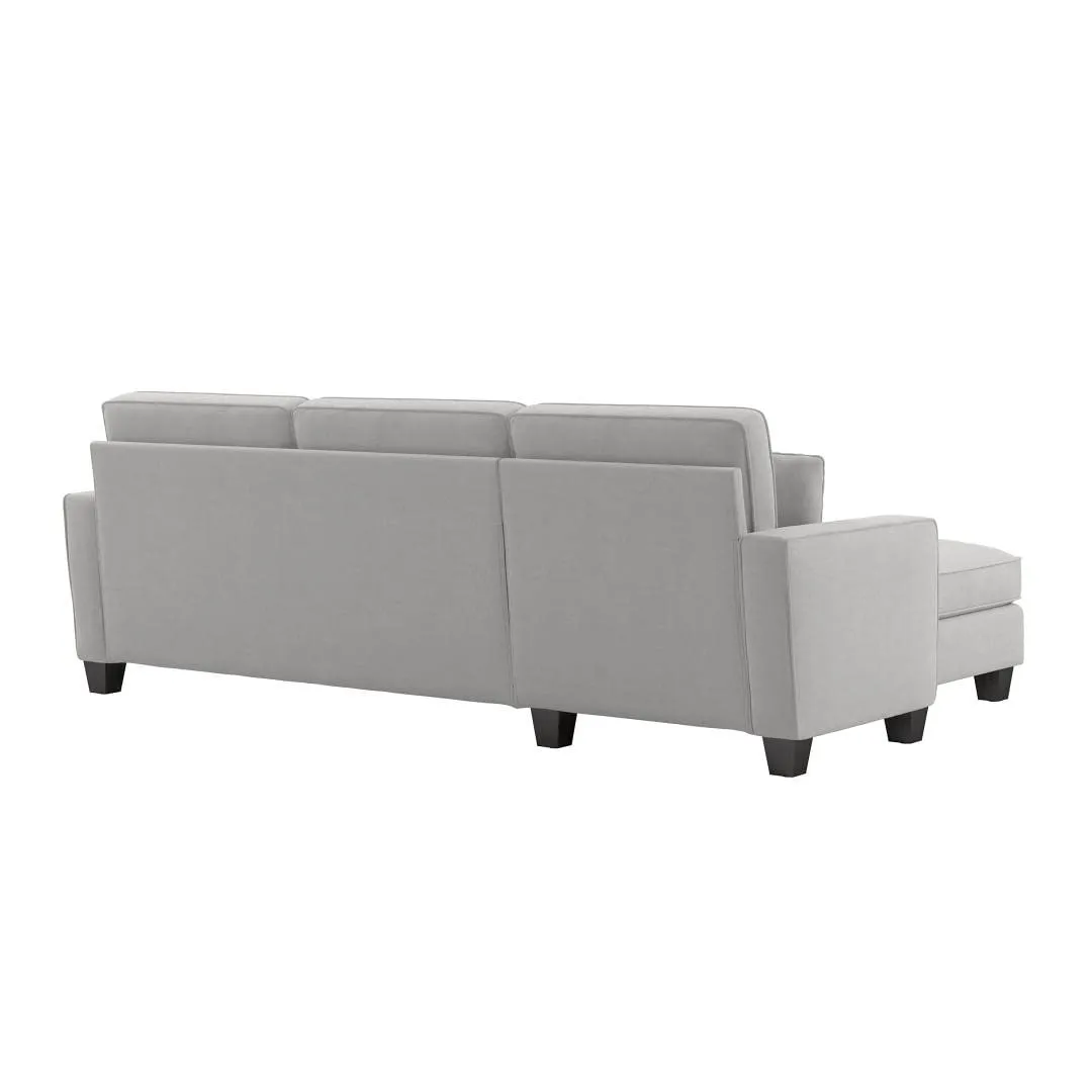 Moscow 4 Seater Mini L Shape Fabric Sofa For Living Room