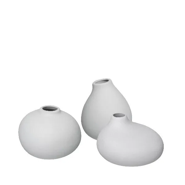 NONA Porcelain Mini Vases - Set of 3