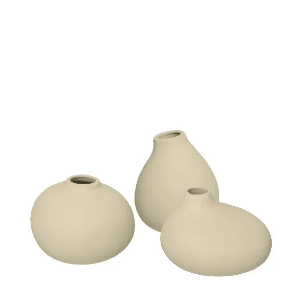 NONA Porcelain Mini Vases - Set of 3