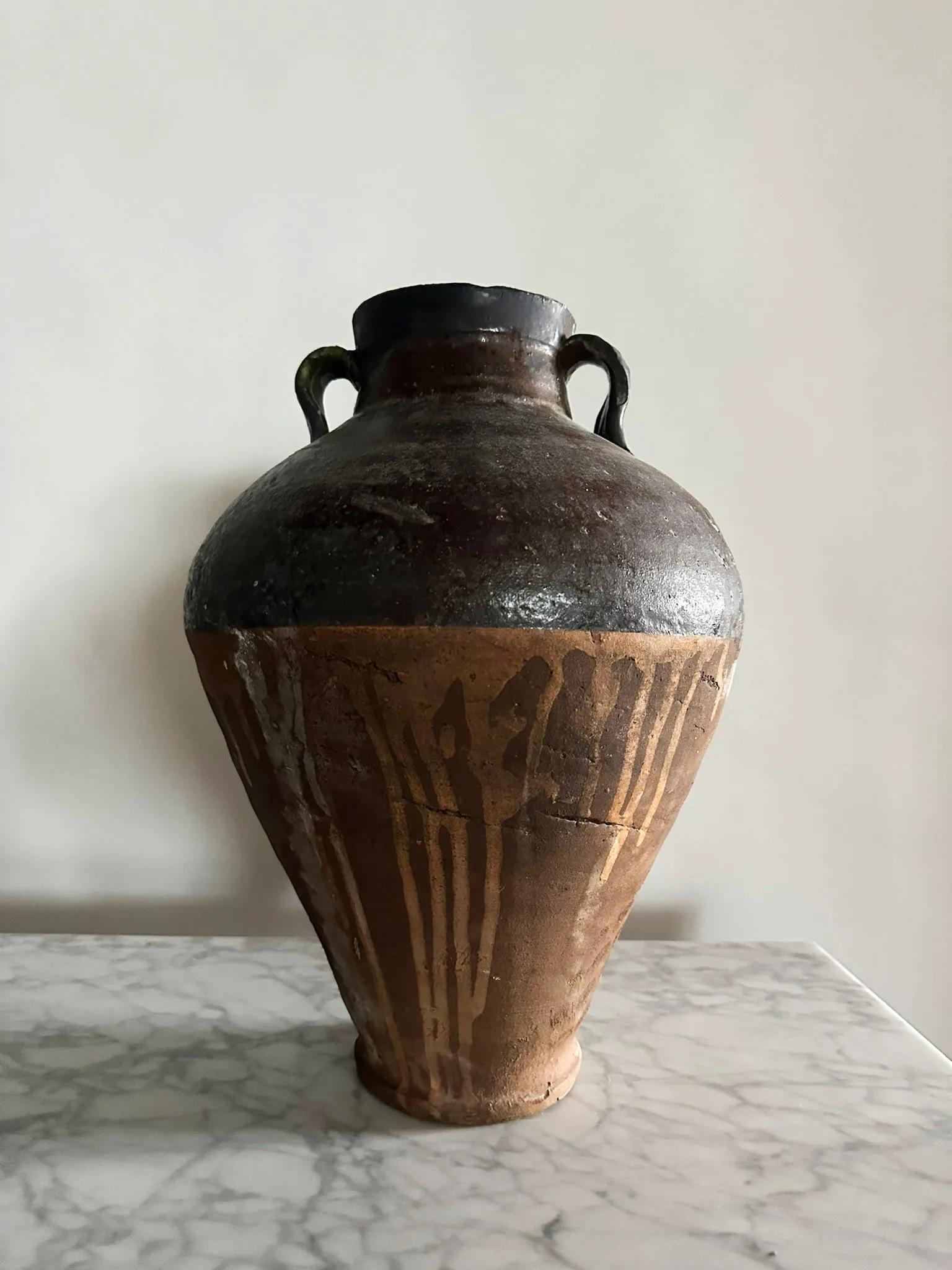 Pair of Rustic Vintage Pots