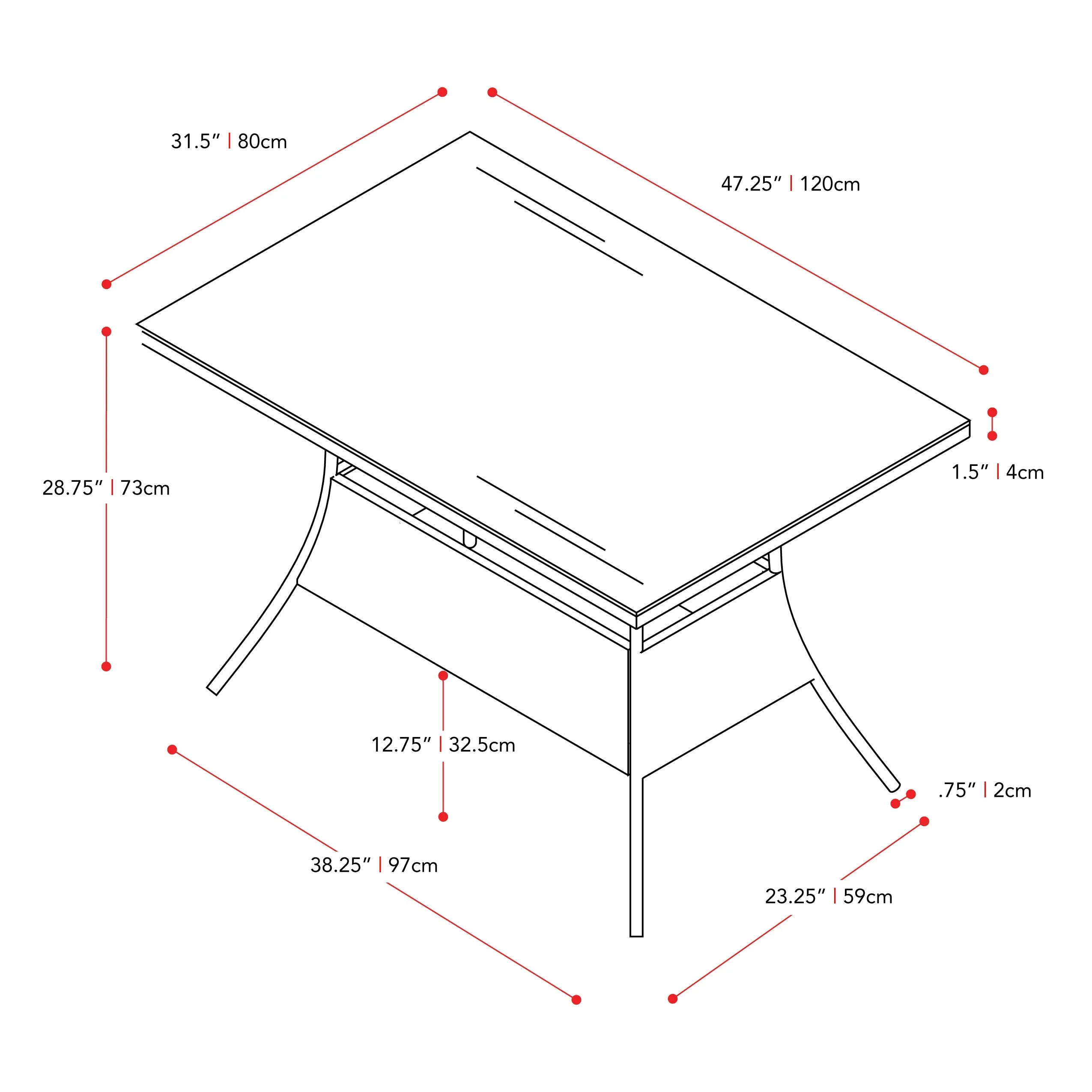 Patio Dining Set 7pc