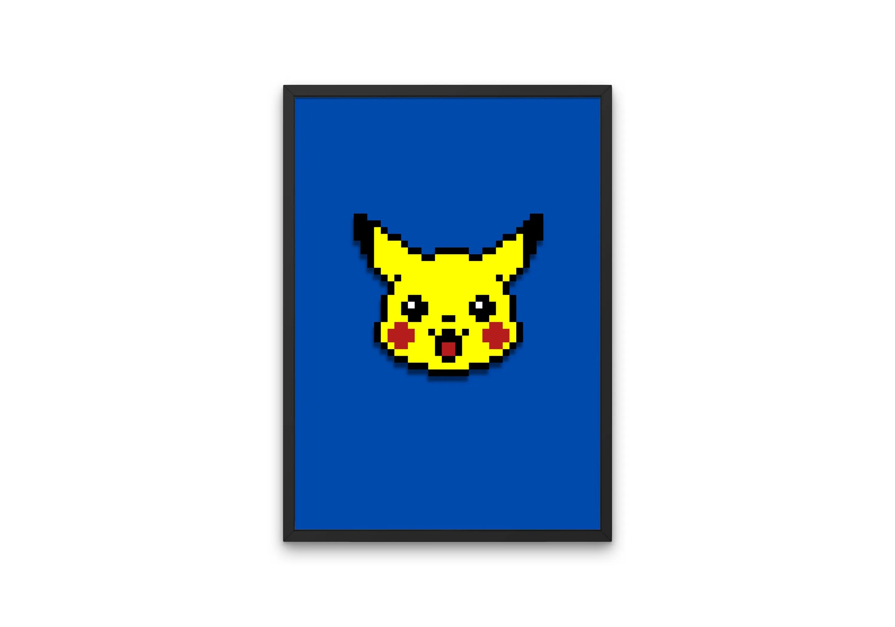 Pikachu Poster PRINTABLE WALL ART, Gaming Poster, Retro Game Poster, Pokémon Printable, Pokémon Go, Pikachu, Pokémon Figure, Pixel Art Print, Alternative Wall Art