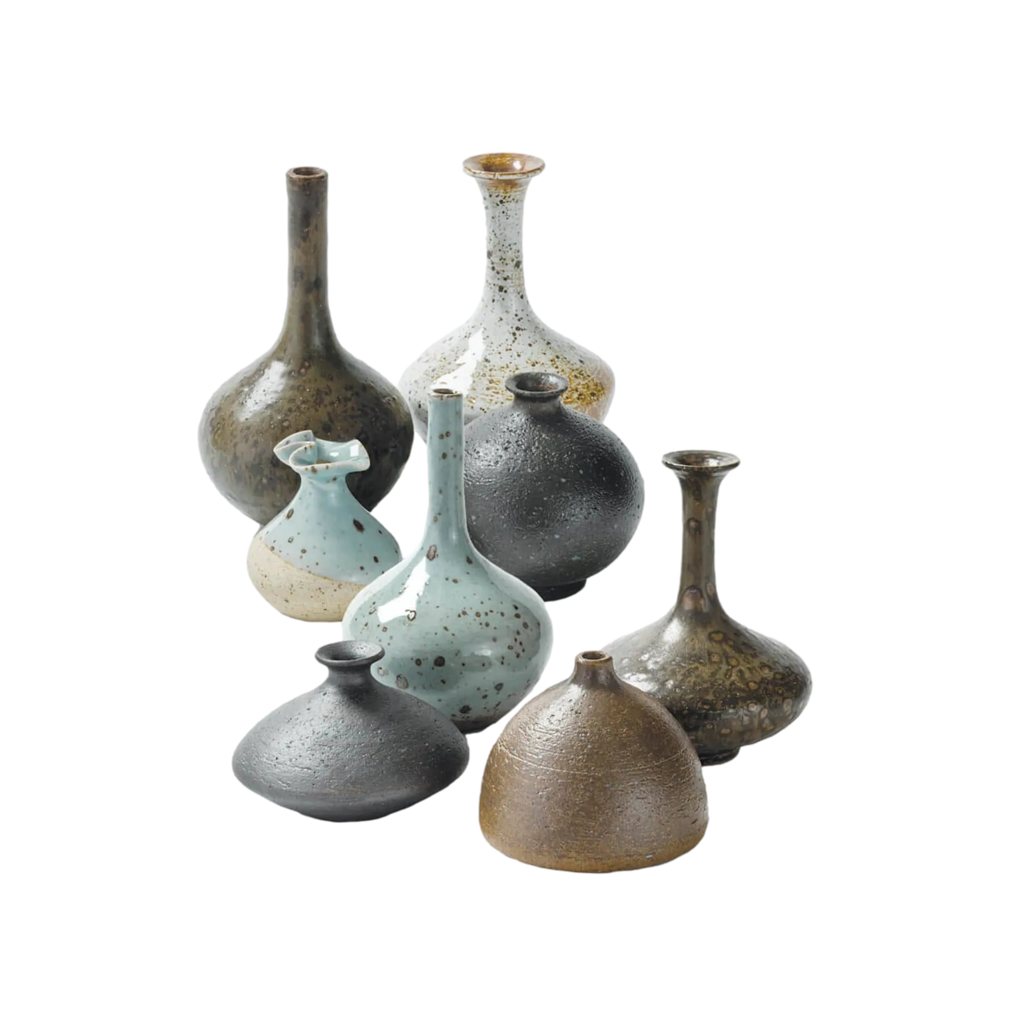 Porcelain Bud Vases (Set of 8)