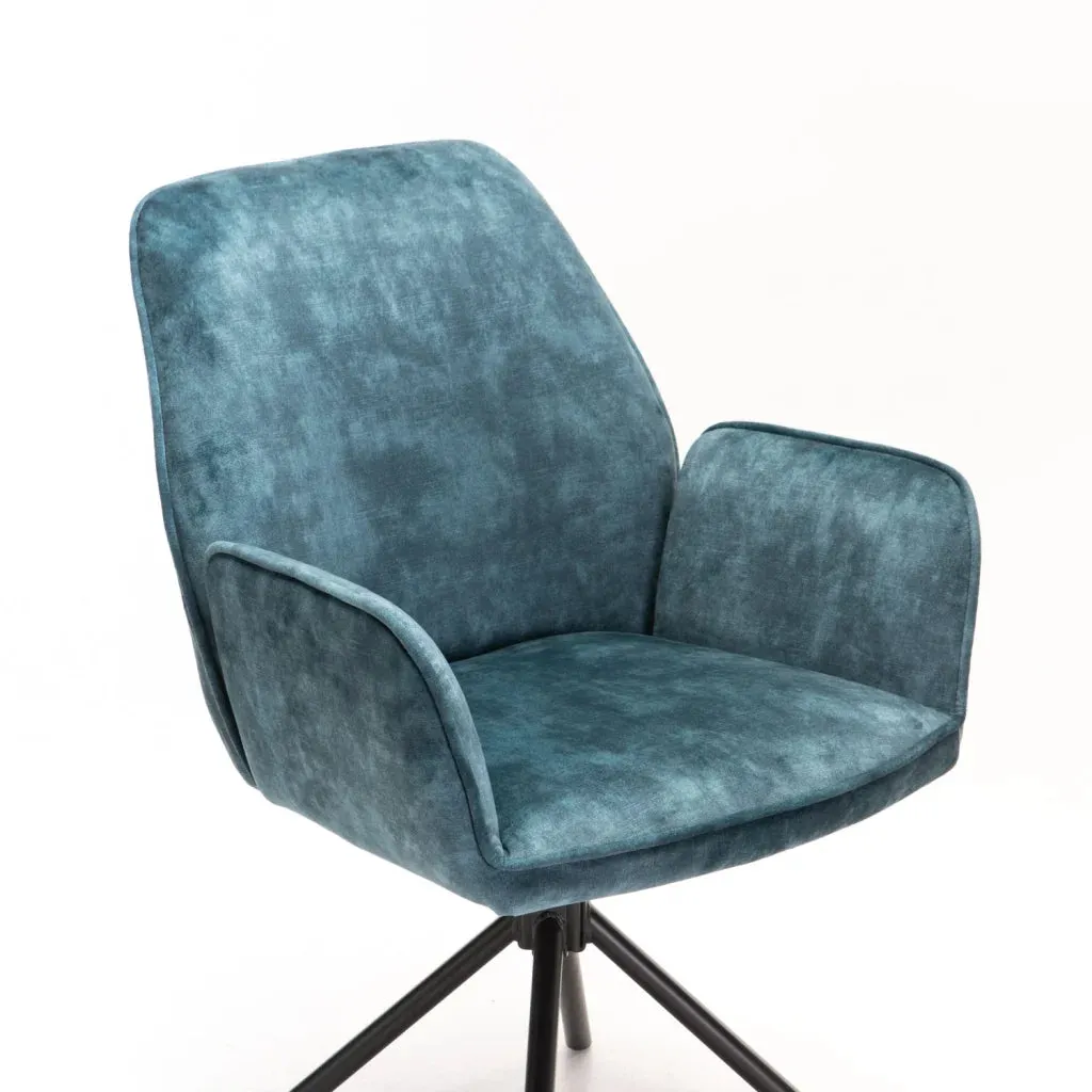 QUINN DELUXE VELVET DINING CHAIR