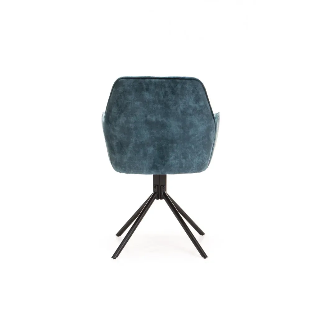 QUINN DELUXE VELVET DINING CHAIR