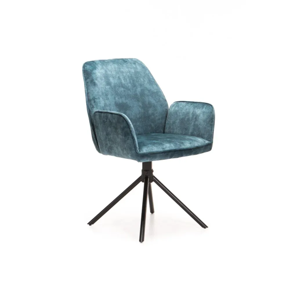 QUINN DELUXE VELVET DINING CHAIR