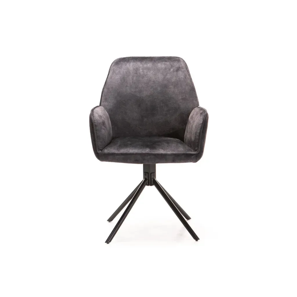 QUINN DELUXE VELVET DINING CHAIR