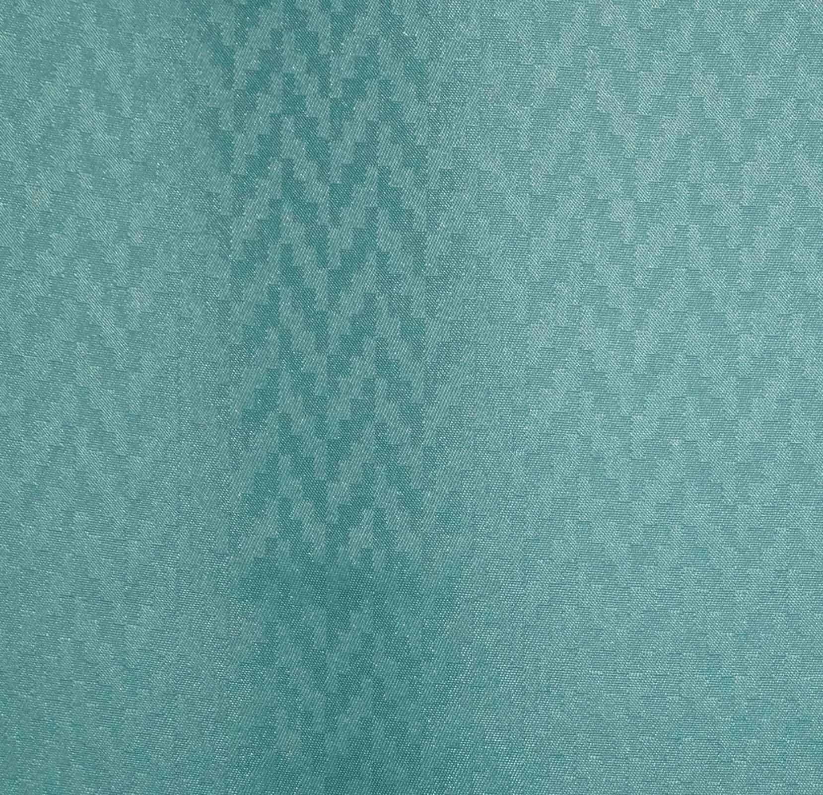 "Premium Dark Green Hospital & Clinic Partition Curtains: 10x7 FT, 100% Polyester, Rustfree Metal Eyelets, Zig Zag Design"