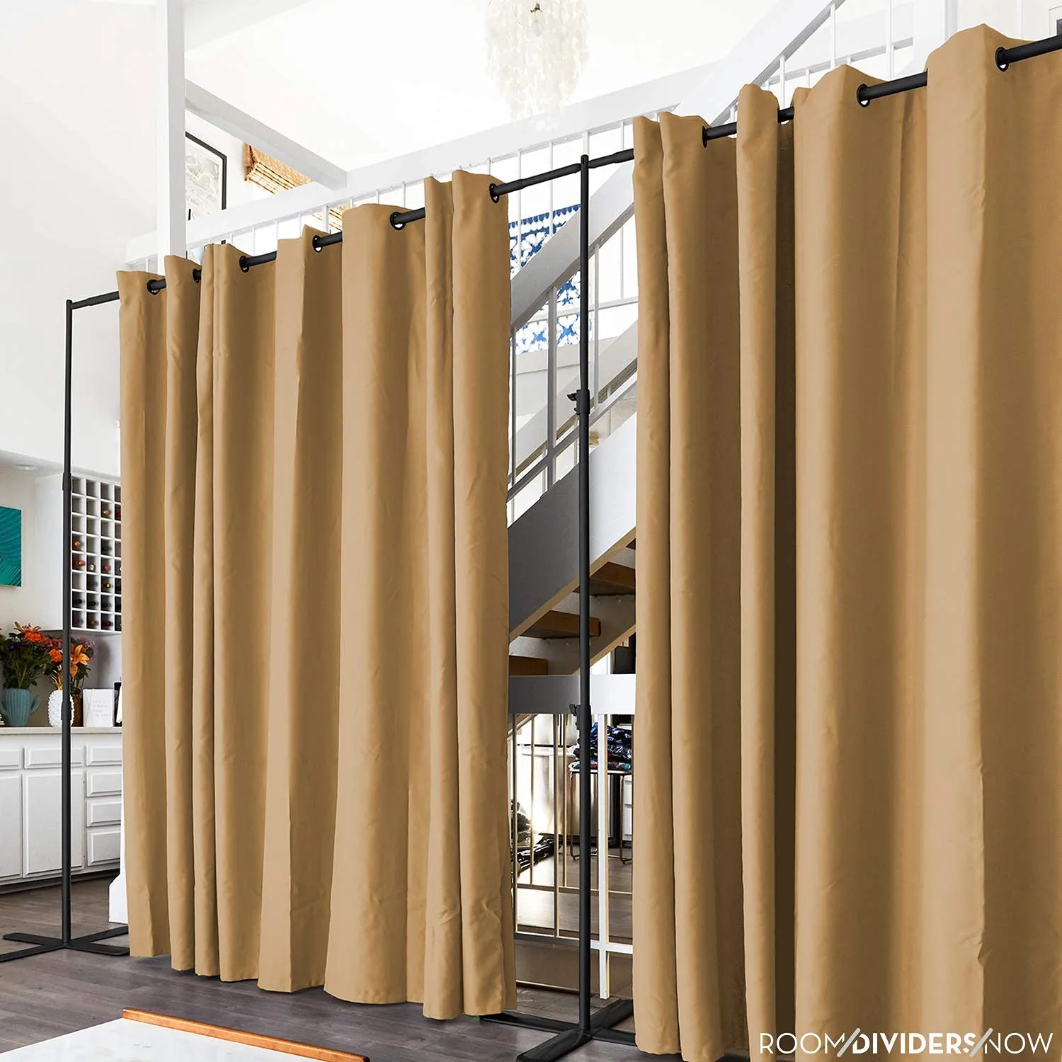 Room/Dividers/Now Premium Room Divider Curtain - Dusty Gold