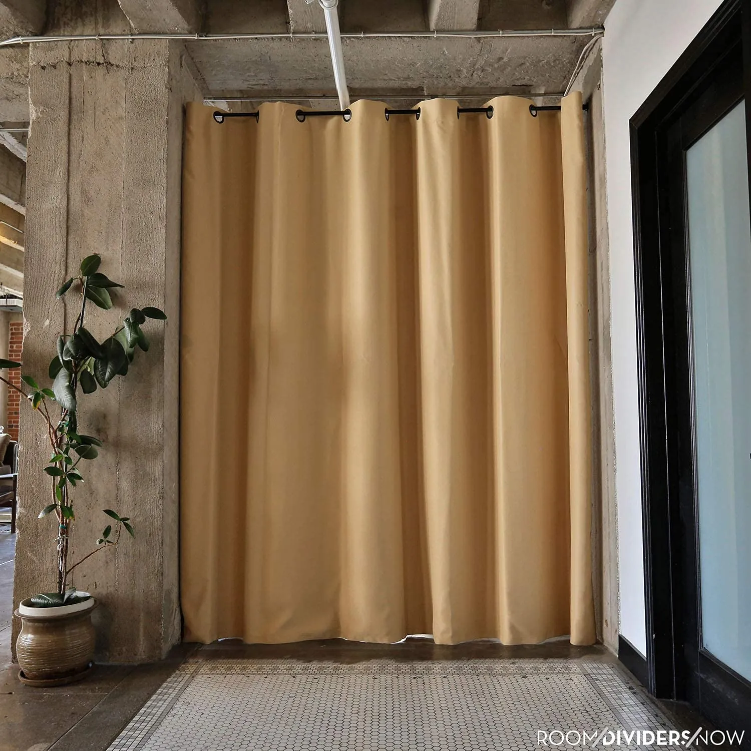 Room/Dividers/Now Premium Room Divider Curtain - Dusty Gold