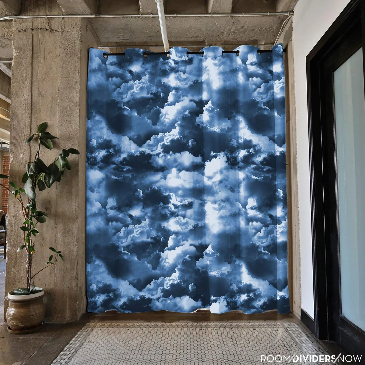 Room/Dividers/Now Premium Room Divider Curtain - Rolling Clouds