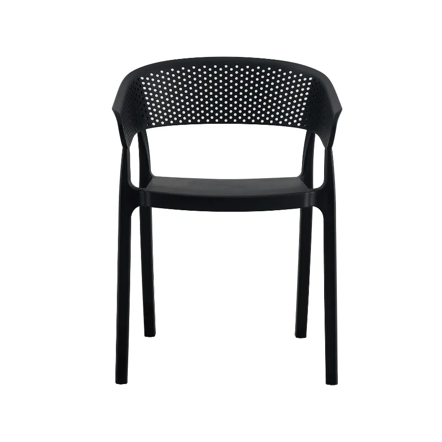 Santacruz Black Outdoor Chair