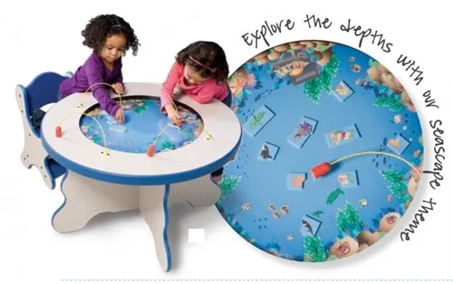 Seascape Magnetic Kids Activity Play Table