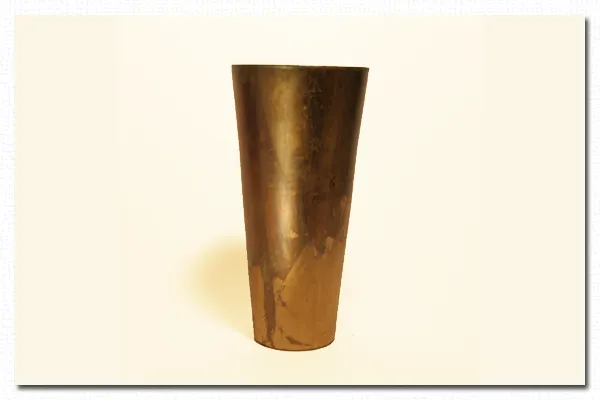 Tall Gold Leaf Vase