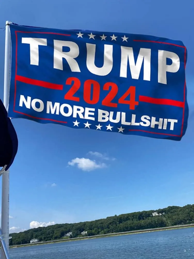 Trump 2024 3X5 Foot No More BS Flag