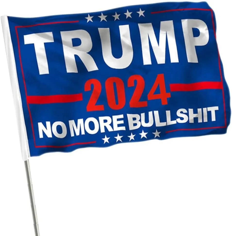 Trump 2024 3X5 Foot No More BS Flag