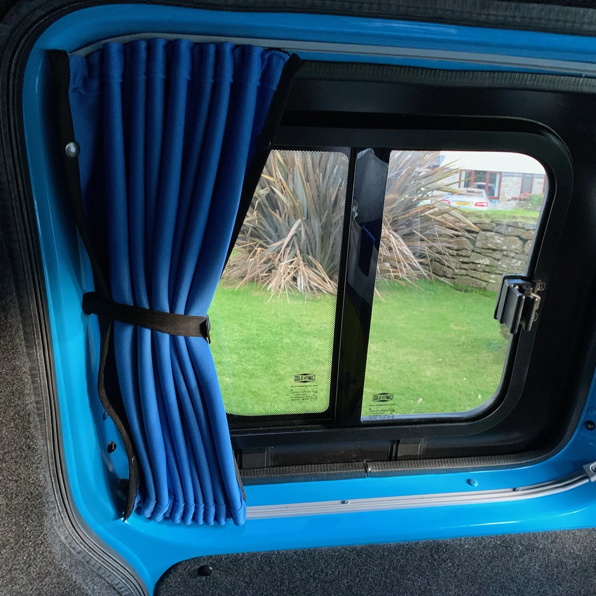 VW Caddy Premium 1 x Side Sliding Door Window Curtains Van-X