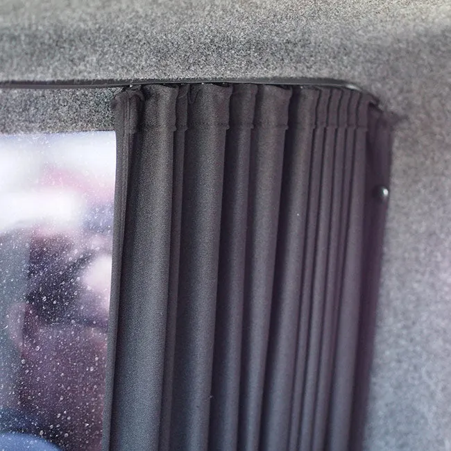 VW campervan T6.1 Transporter Premium black out 1 x Side Window Curtains with rails Van-X