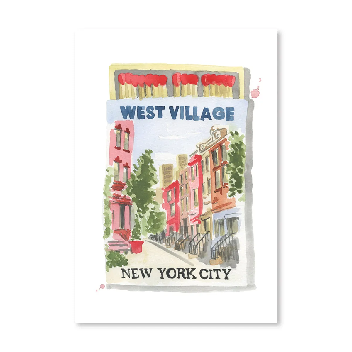 West Village NYC Matchbook