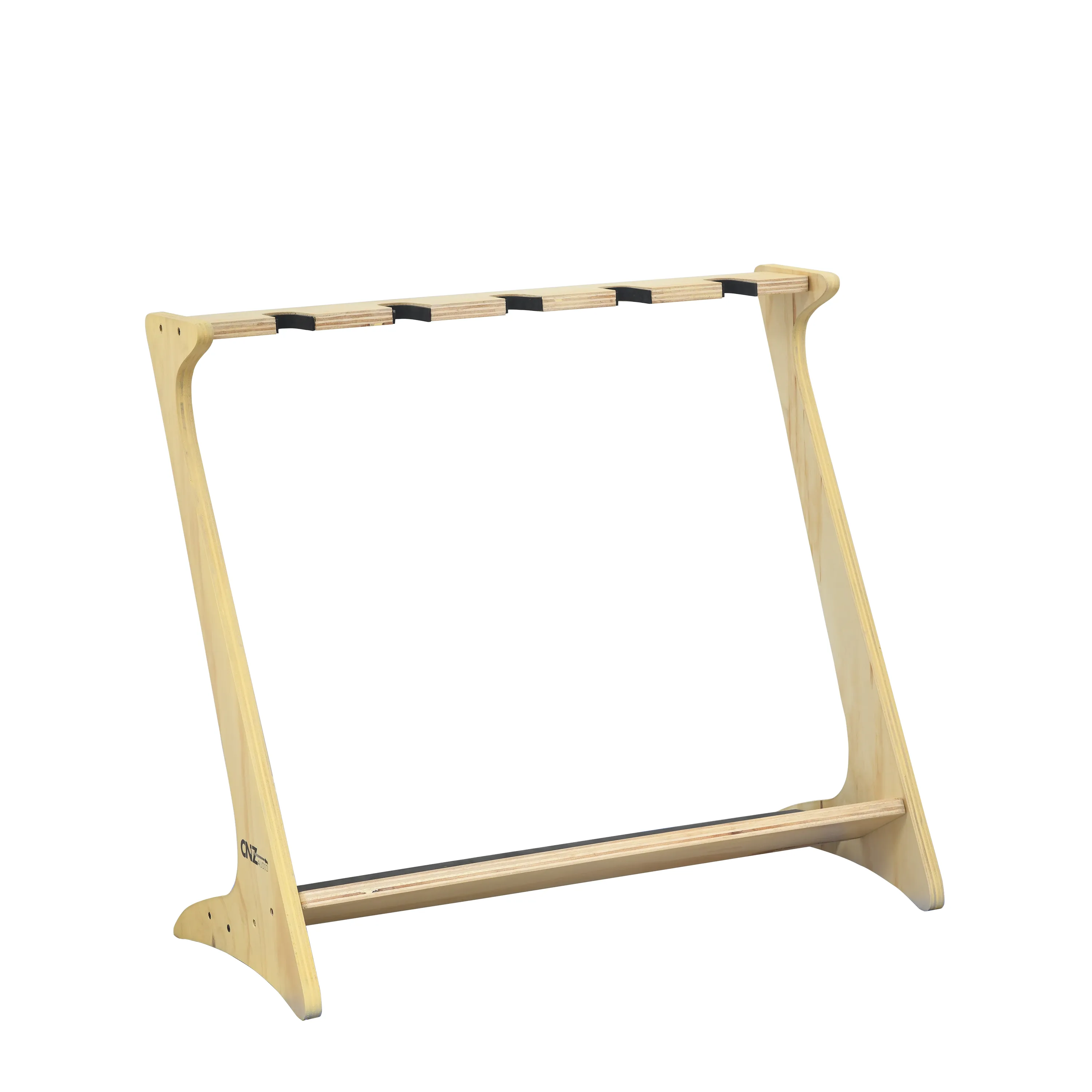 Wooden 5 Guitar Stand - Natural